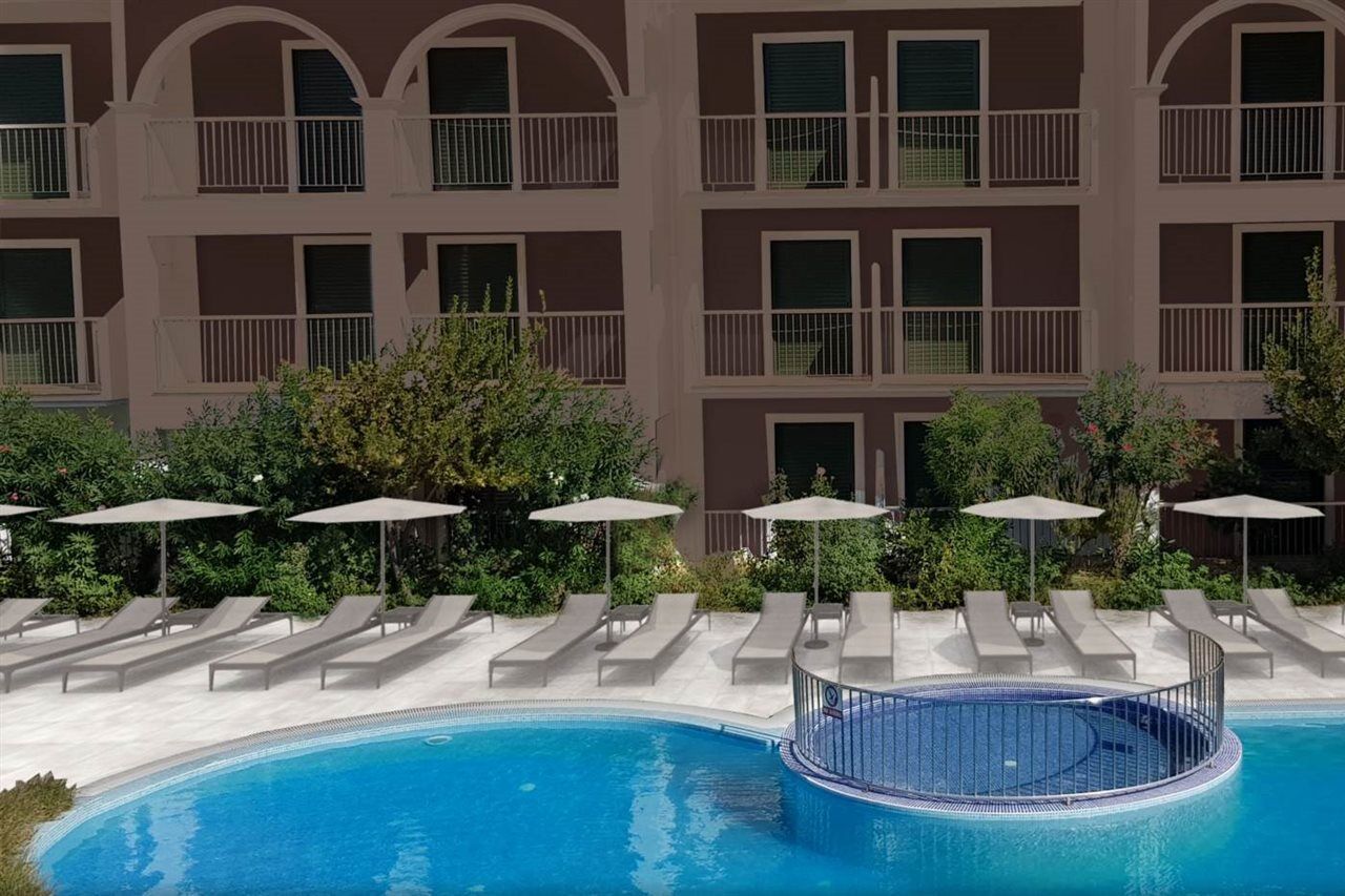 Strofades Beach Hotel Plánosz Kültér fotó